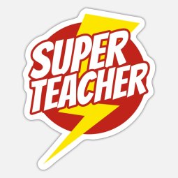super-teacher-funny-teacher-superhero-lightning-sticker